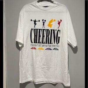 NEW Vintage Cheering It Doesn’t Get Any Better Than This Single Stitch White XL